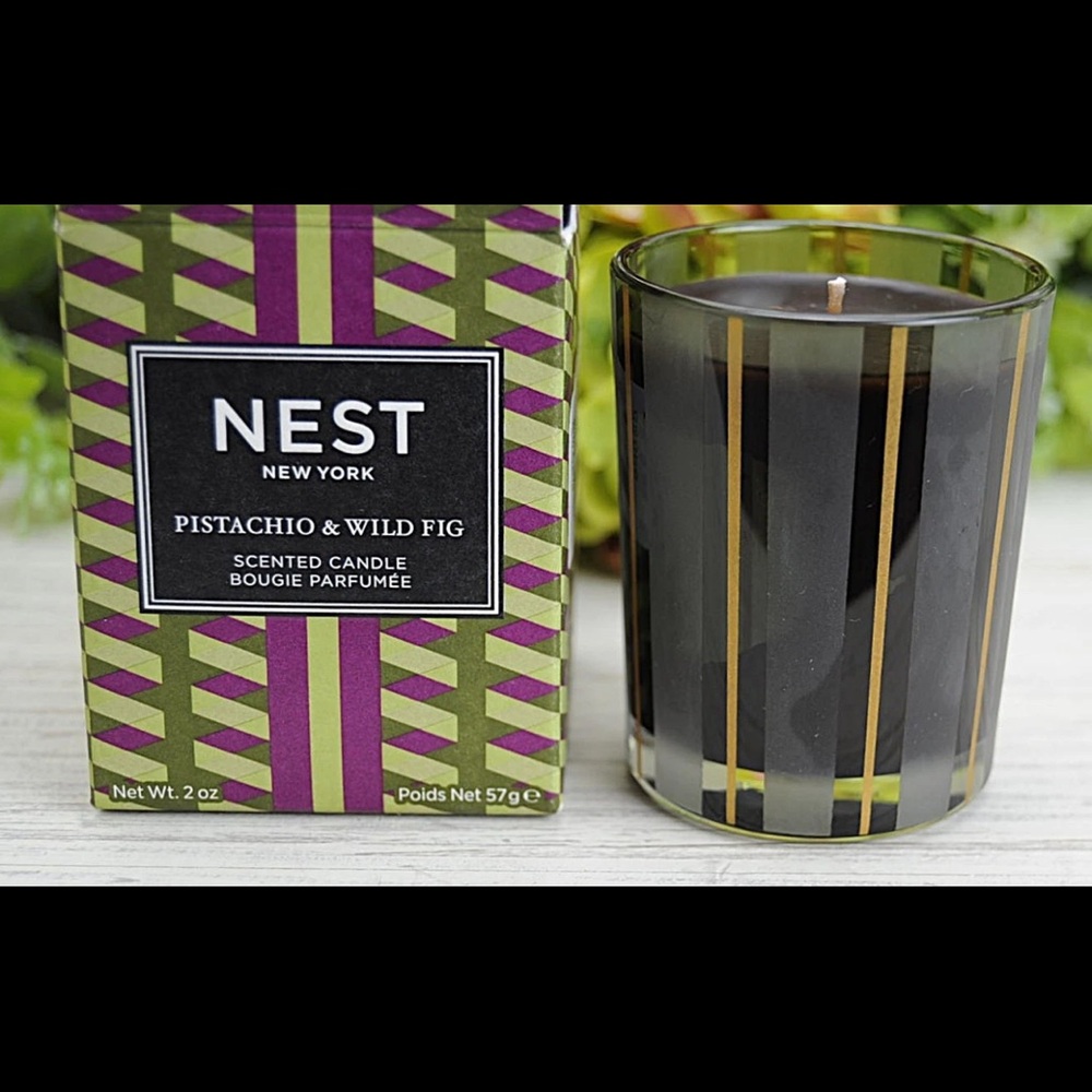 NEST Pistachio & Wild Fig Scented Candle 57g